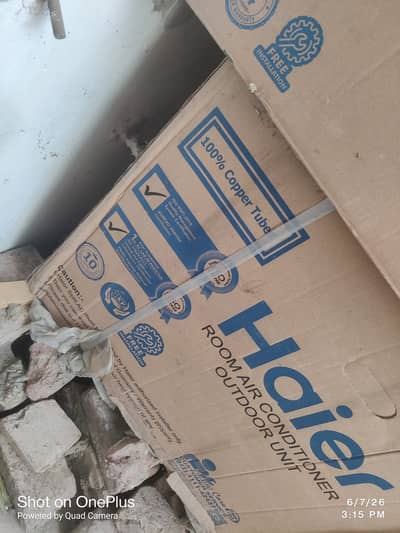 Box Pack Haier Air Conditioner (AC) Model No 12CF