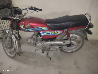 Honda cd70 red color rabta 03201463483 WhatsApp only 130k