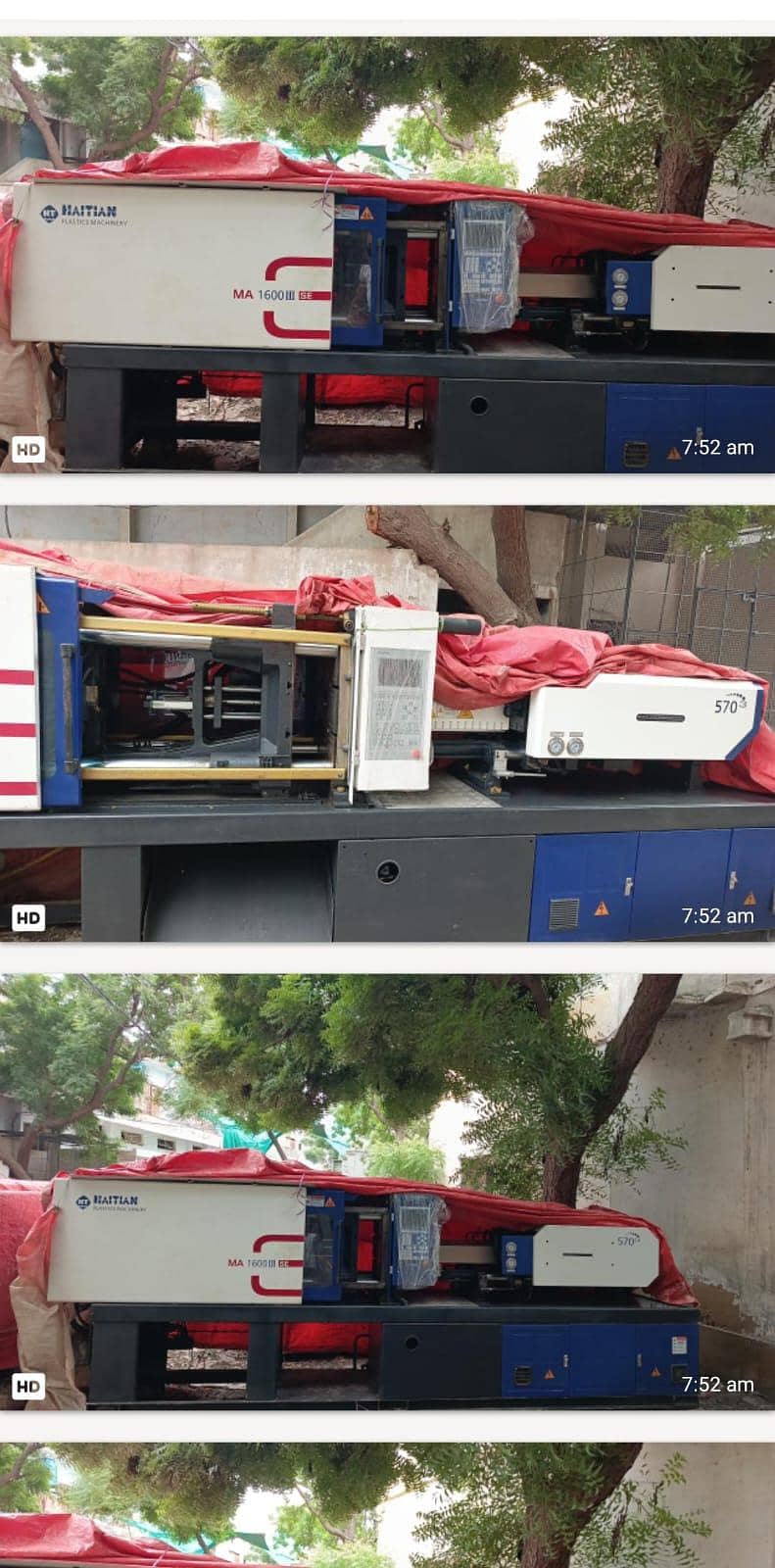 injection moulding machine 14