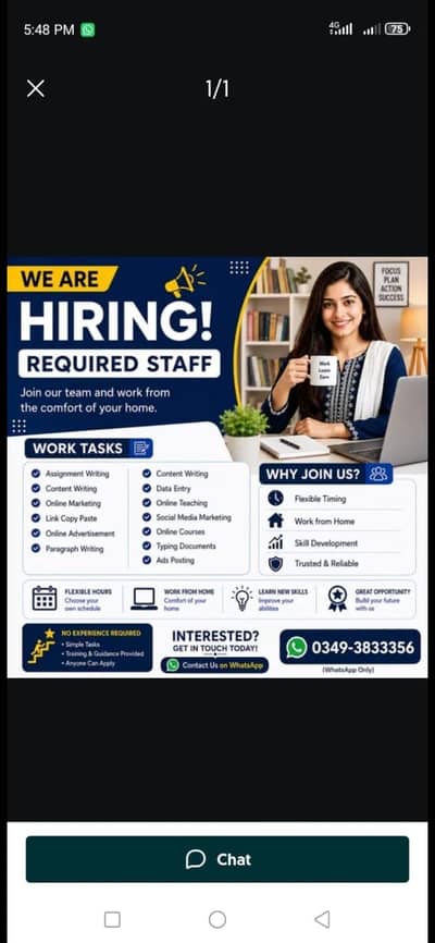 Simple Data entry jobs For male and female Daily basis payout