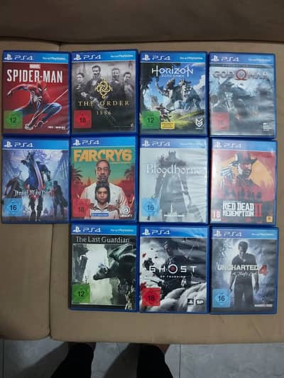PS4 Games DVD Collection for Sale – Original Used Discs