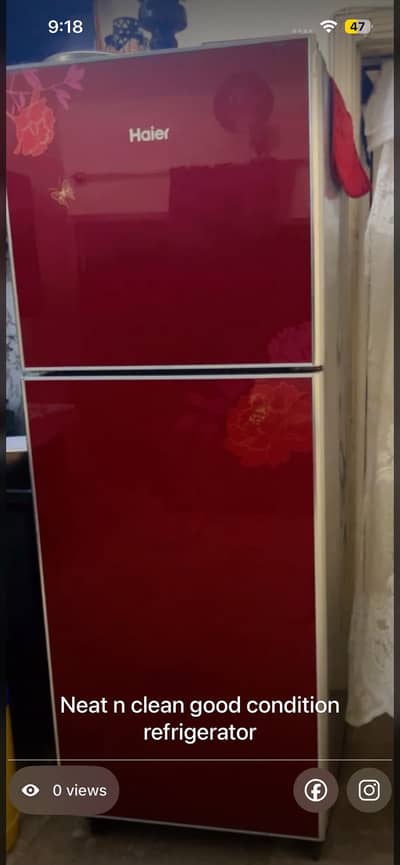 Haier refrigerator good condition