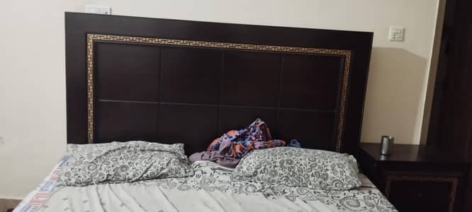 New Bed with side tables & Mattress