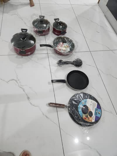 Brand Panasonic nonstick cooking set