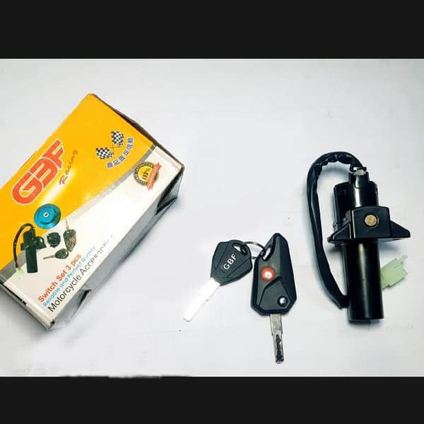 Yamaha Ybr Ignition Switch & Side Lock Kit 1pc