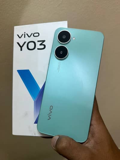 Vivo y03 complete box  8gb 256gb lush condition
