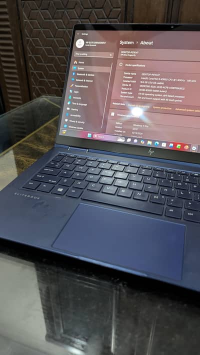 HP touch screen laptop core i5 8th gen 16GB RAM 256GB SSD ELITE Dragon
