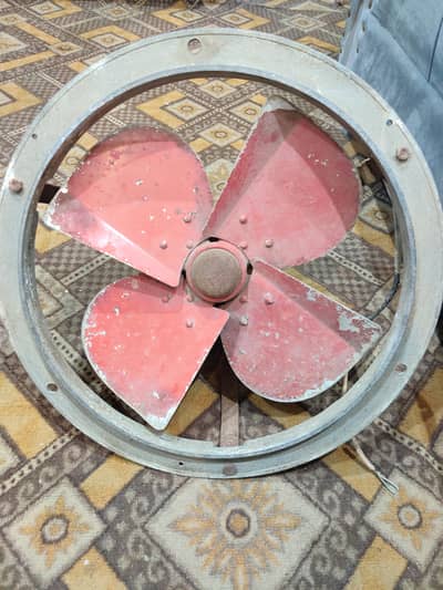 Exhaust fan 21 inches.