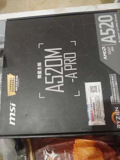 Ryzen 2600 Msi a520m a pro 4 months warranty