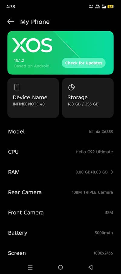 Infinix Note 40