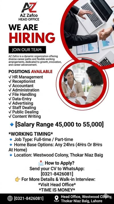 Jobs Lahore