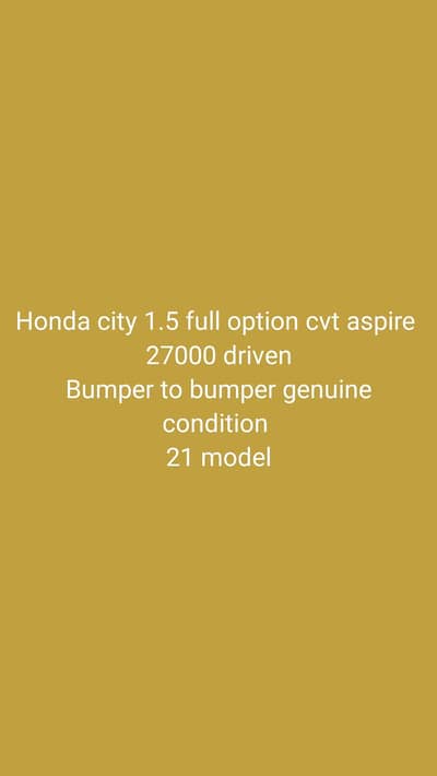 Honda City 2021