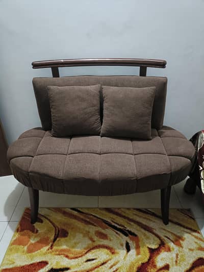 2 Seater Sofa with side cushions.