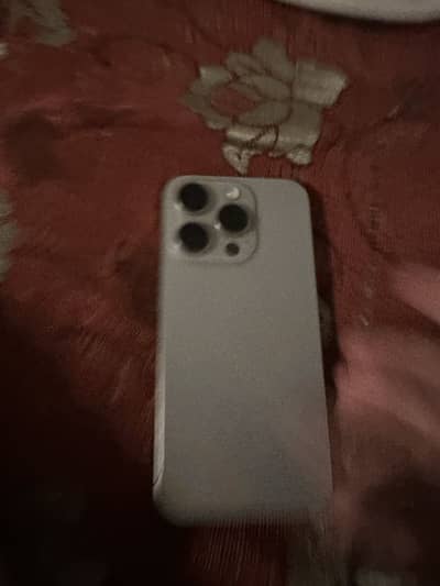Apple iPhone 15 Pro natural titanium jv 128gb bh85 waterpack 10/10cond