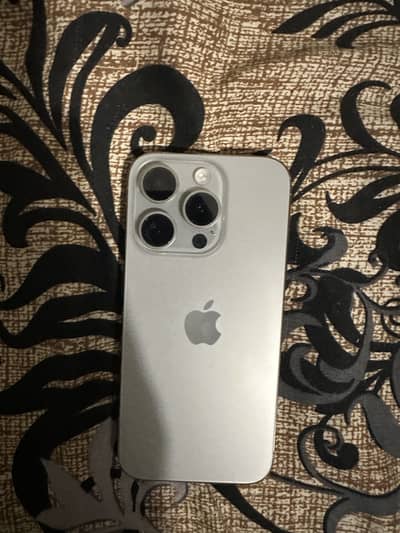 Apple iPhone 15 Pro natural titanium jv 128gb bh85 waterpack 10/10cond
