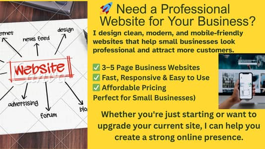  Need a Professional Website for Your Business?