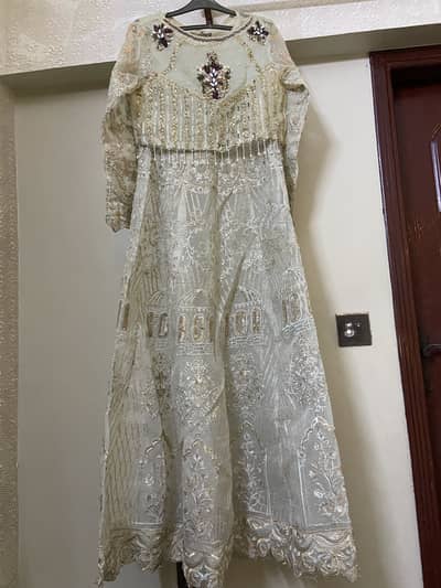 branded 4 piece stitched maxi