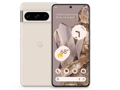 Google Pixel 8 Pro with original charger and cover