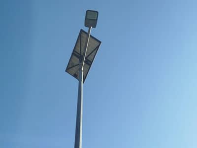 Solar led street light all in one with separate solar panel