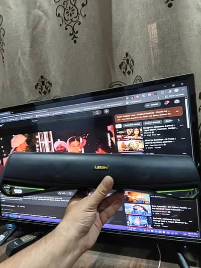 Login-271 RGB Wireless Soundbar Speaker | 20W Bass Boost | 4H Battery