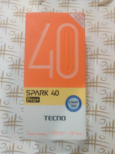 Tecno Spark 40 Pro+ – Box Pack | Warranty Non-Active | Brand New