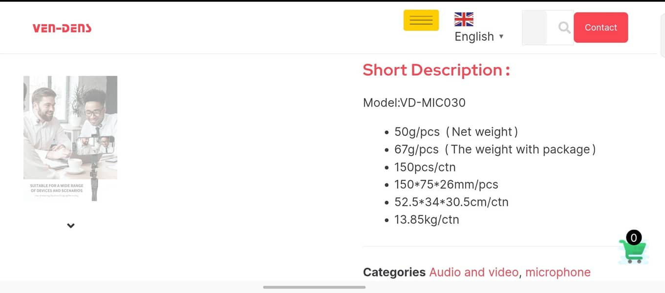 Ven-Dens Wireless Mic for iPhone & Android vlogging interview 3