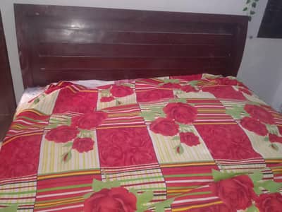 wooden bed only  size 6/6