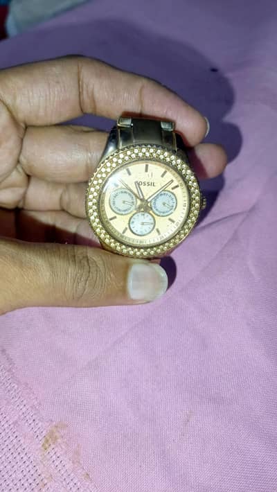 fossil woman rose watch ⌚