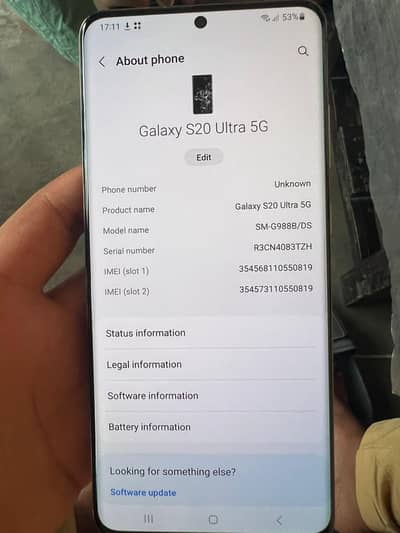 Samsung Mobile S20 Ultra
