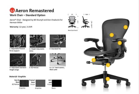 Herman Miller Size B and Size C available Now in  pakistan