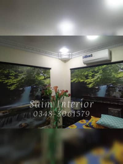 New A Quality Fancy 3D blackout Blinds | 30% off | SAIM INTERIOR