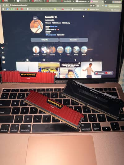 Ram 3200 mhz 8gb X2(vengeance) 1X8gb RGB (corsair)