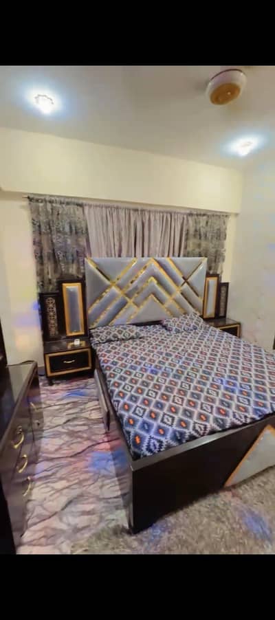 Lakadi ka hai bed Hai side table dressing