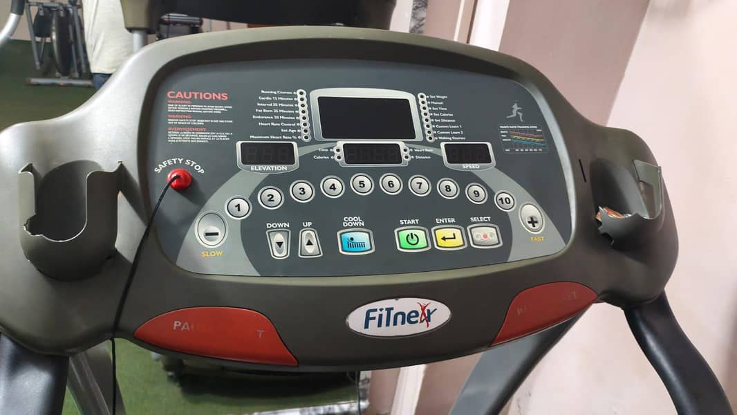 finex treadmill 0