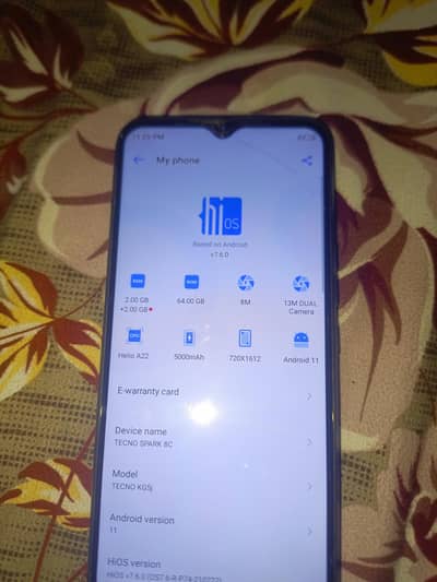 Tecno spark 8c