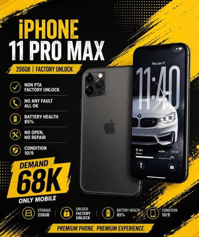 iPhone 11 Pro Max 256gb non pta