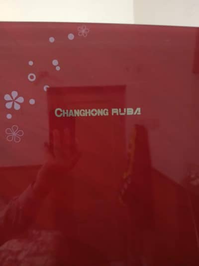 Changhong Ruba Red Glass Door Refrigerator