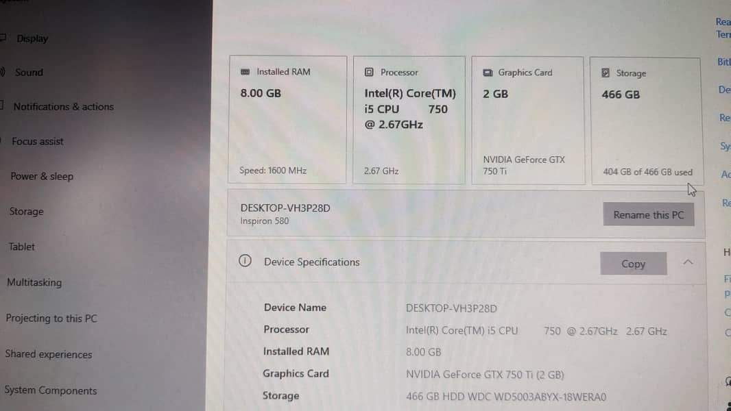 Normal gaming PC Dell 0
