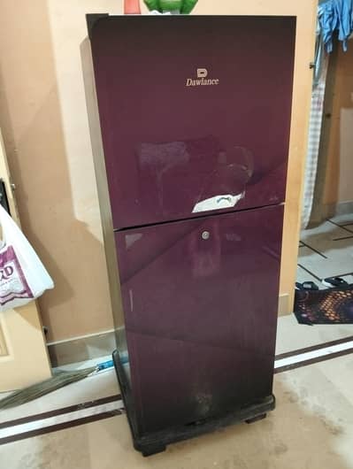 Dawlance avante red glass door