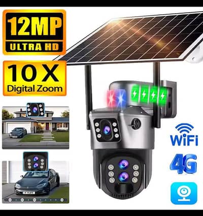 12MP SOLAR 4G CAMERA 24 HOURS WORKING WITH 12000 MAH BATTERY