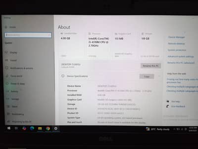 Dell latitude E6440 core i5 4 generation