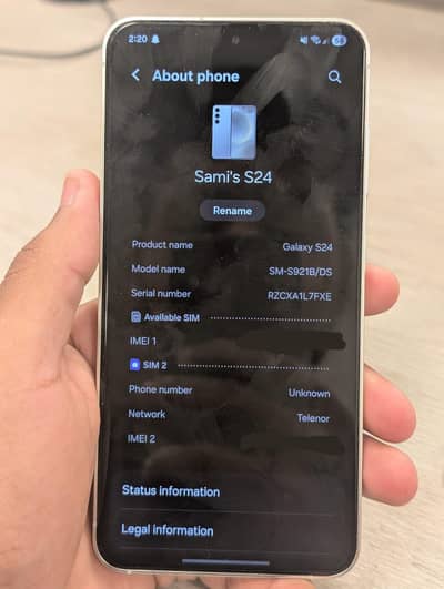 Samsung Mobile S24