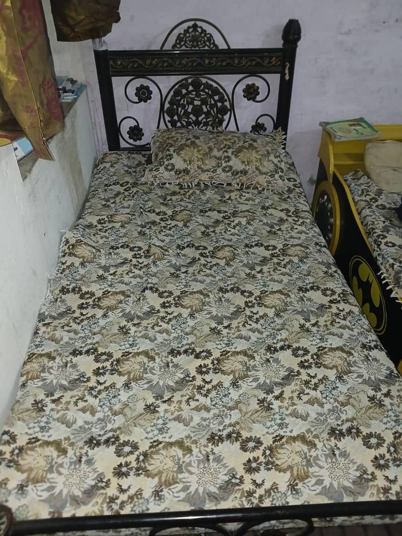 single bed set iron 0