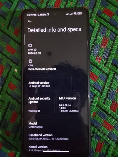 Xiaomi Poco X3 Pro 8+5 to 256
