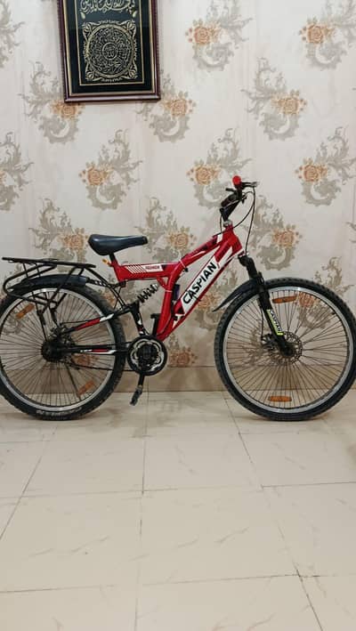 Bicycle of Caspian company (26 sus) with elecric converted for lights