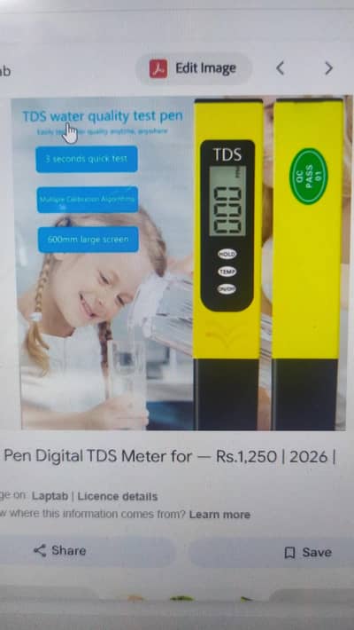 TDS Meter Stock