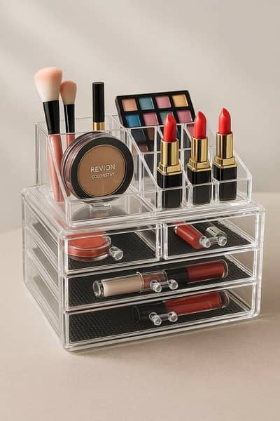 4 Drawer  Acrylic Cosmetic Organizer