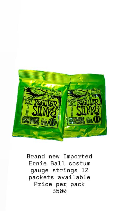 Ernie Ball Custom Guage 2221 Pack of strings