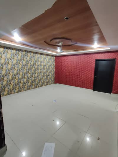 Spacious three bedroom with False Ceiling & Designer Wallpaper for Rent in prime location