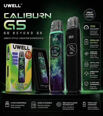 CALIBURN G5|POD|VAPE|OXVA|UWELL|pod for sale|BOX PACK|